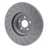 R1 03-16 Mercedes-Benz SL65 AMG Front Drilled GeoSPEC Coated Rotor