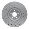 R1 03-16 Mercedes-Benz SL65 AMG Front Drilled GeoSPEC Coated Rotor