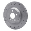 R1 03-06 Mercedes-Benz CL55 AMG Rear Drilled GeoSPEC Coated Rotor