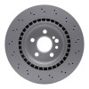 R1 03-06 Mercedes-Benz CL55 AMG Rear Drilled GeoSPEC Coated Rotor