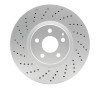 R1 01-03 Mercedes-Benz S600 Front Drilled GeoSPEC Coated Rotor
