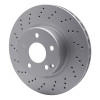 R1 02-06 Mercedes-Benz S500 Front Drilled GeoSPEC Coated Rotor