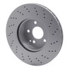 R1 02-06 Mercedes-Benz S500 Front Drilled GeoSPEC Coated Rotor