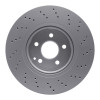 R1 02-06 Mercedes-Benz S500 Front Drilled GeoSPEC Coated Rotor