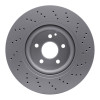 R1 00-03 Mercedes-Benz S430 Front Drilled GeoSPEC Coated Rotor