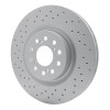 R1 17-25 Honda Civic Hatchback Front Drilled GeoSPEC Coated Rotor