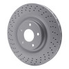 R1 06-13 Chevrolet Corvette Front Drilled GeoSPEC Coated Rotor