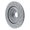 R1 15-19 BMW X5 Left Rear Drilled GeoSPEC Coated Rotor