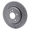 R1 01-06 BMW 330XI Rear Drilled GeoSPEC Coated Rotor