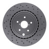 R1 18-25 Subaru WRX Rear Drilled GeoSPEC Coated Rotor