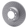 R1 99-23 Porsche 911 Right Rear Drilled GeoSPEC Coated Rotor