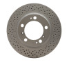 R1 00-08 Porsche Boxster Rear Drilled GeoSPEC Coated Rotor