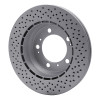 R1 00-08 Porsche Boxster Rear Drilled GeoSPEC Coated Rotor