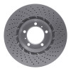 R1 99-23 Porsche 911 Left Front Drilled GeoSPEC Coated Rotor