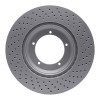 R1 82-89 Porsche 911 Left Front Drilled GeoSPEC Coated Rotor