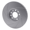 R1 99-02 Saab 9-3 Front Slotted GeoSPEC Coated Rotor