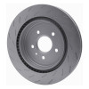R1 14-14 Chevrolet Corvette Rear Slotted GeoSPEC Coated Rotor