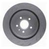 R1 14-14 Chevrolet Corvette Rear Slotted GeoSPEC Coated Rotor