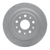 R1 15-19 Cadillac CTS Left Rear Slotted GeoSPEC Coated Rotor
