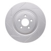 R1 08-09 Jaguar XKR Right Rear Slotted GeoSPEC Coated Rotor