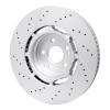 R1 21-25 Mercedes-Benz Gls63 Amg Rear Drilled & Slotted Geo-Carbon Series Rotor