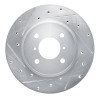R1 16-23 Suzuki CIAZ (Mexico) Front Left Drilled & Slotted Silver Brake Rotor