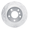 R1 12-18 BMW 118i (Mexico) Rear Right Drilled & Slotted Silver Brake Rotor
