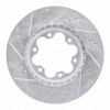 R1 03-06 Renault Laguna (Mexico) Front Right Drilled & Slotted Silver Brake Rotor