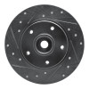 R1 11-15 Renault Fluence (Mexico) Rear Left Drilled & Slotted Silver Brake Rotor