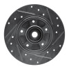 R1 11-15 Renault Fluence (Mexico) Rear Left Drilled & Slotted Silver Brake Rotor