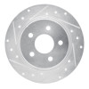 R1 99-03 Renault SCENIC (Mexico) Rear Right Drilled & Slotted Silver Brake Rotor EDZ-92062R