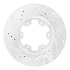 R1 02-24 Nissan NV350 UrVan (Mexico) Front Left Drilled & Slotted Silver Brake Rotor