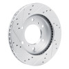 R1 07-17 Mitsubishi L200 (Mexico) Front Left Drilled & Slotted Silver Brake Rotor