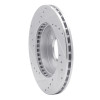 R1 06-11 Fiat Panda (Mexico) Front Right Drilled & Slotted Silver Brake Rotor