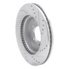 R1 10-17 Volkswagen AMAROK (Mexico) Front Left Drilled & Slotted Silver Brake Rotor