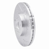 R1 09-15 Toyota Corolla (Mexico) Front Right Drilled & Slotted Silver Brake Rotor