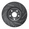 R1 09-15 Toyota Corolla (Mexico) Front Left Drilled & Slotted Silver Brake Rotor