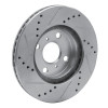R1 04-06 ScIon XA Front Right Drilled & Slotted Silver Brake Rotor
