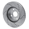 R1 04-06 ScIon XA Front Left Drilled & Slotted Silver Brake Rotor