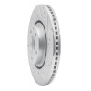 R1 16-25 Mazda 6 Front Right Drilled & Slotted Silver Brake Rotor