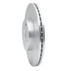 R1 01-05 Mazda Miata Front Left Drilled & Slotted Silver Brake Rotor