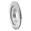 R1 93-95 Mazda RX-7 Rear Left Drilled & Slotted Silver Brake Rotor