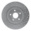 R1 96-03 Toyota RAV4 Front Left Drilled & Slotted Silver Brake Rotor