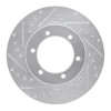 R1 91-98 Toyota T100 Front Left Drilled & Slotted Silver Brake Rotor