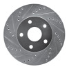 R1 91-97 Toyota Previa Front Left Drilled & Slotted Silver Brake Rotor