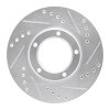 R1 89-08 Toyota Hilux (Mexico) Front Right Drilled & Slotted Silver Brake Rotor
