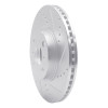 R1 12-18 Toyota Yaris (USA/Canada) Front Right Drilled & Slotted Silver Brake Rotor