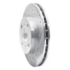 R1 86-89 Toyota Celica Front Right Drilled & Slotted Silver Brake Rotor EDZ-76026R