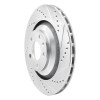 R1 05-11 Audi A6 Quattro Rear Right Drilled & Slotted Silver Brake Rotor EDZ-73039R
