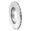 R1 91-92 Dodge COLT Front Right Drilled & Slotted Silver Brake Rotor EDZ-72013R